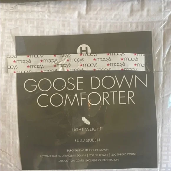 - - Hotel Collection Goose Down Comforters